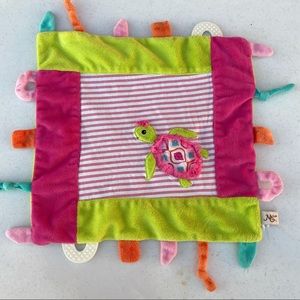 Turtle Maison Chic Baby Teether Security Blanket